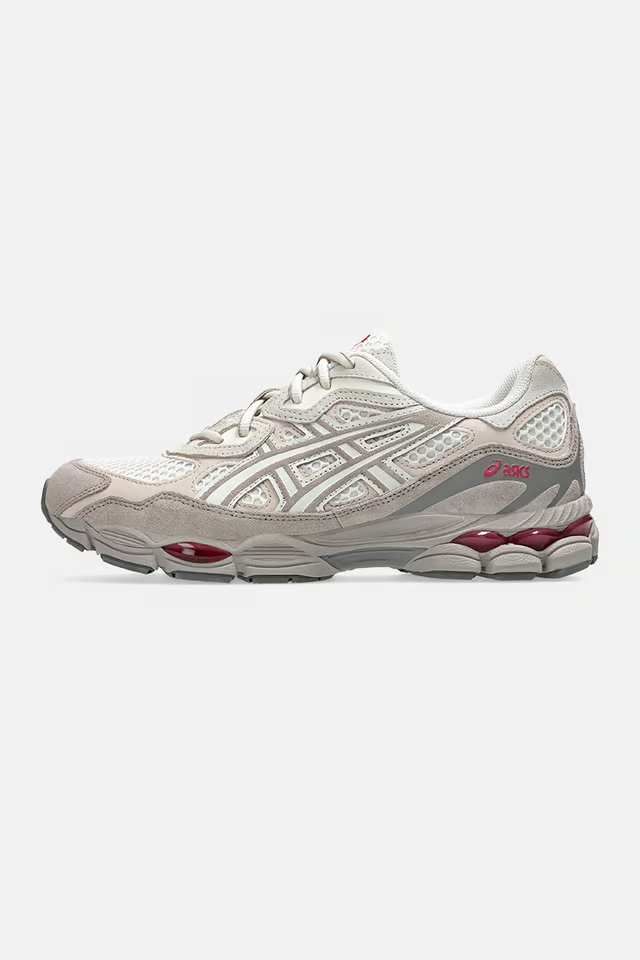 GEL-NYC - Cinza com Vermelho Vibrante