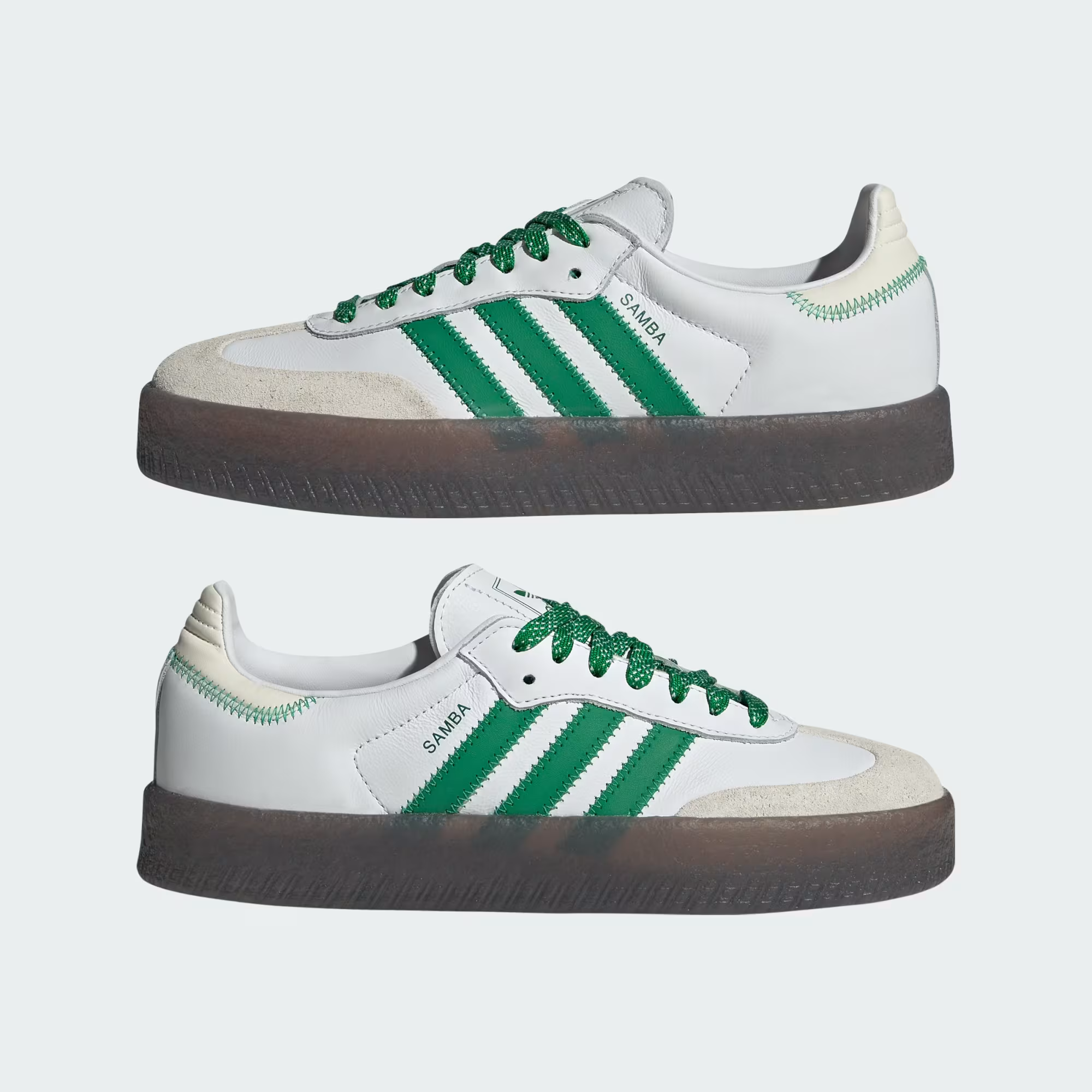 SAMBAE VERDE COM BRANCO–Branco Clean