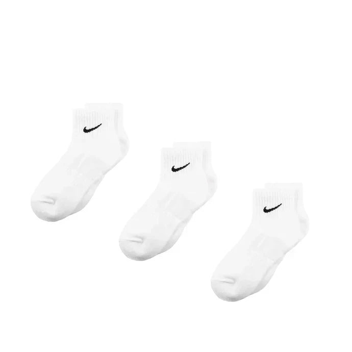 Meias Nike Everyday Cushioned Ankle Socks 3 Pares Branco