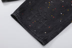 Bermuda Chrome Hearts Balck Cross Jeans