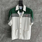 Conjunto Casablanca Crochê Verde/Branco