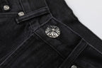 Bermuda Chrome Hearts Cross White Jeans