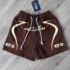Hellstar Warm Up Shorts Brown