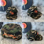 Boné Chrome Hearts CH Baseball Camuflado Laranja