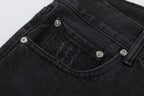 Bermuda Chrome Hearts Cross White Jeans