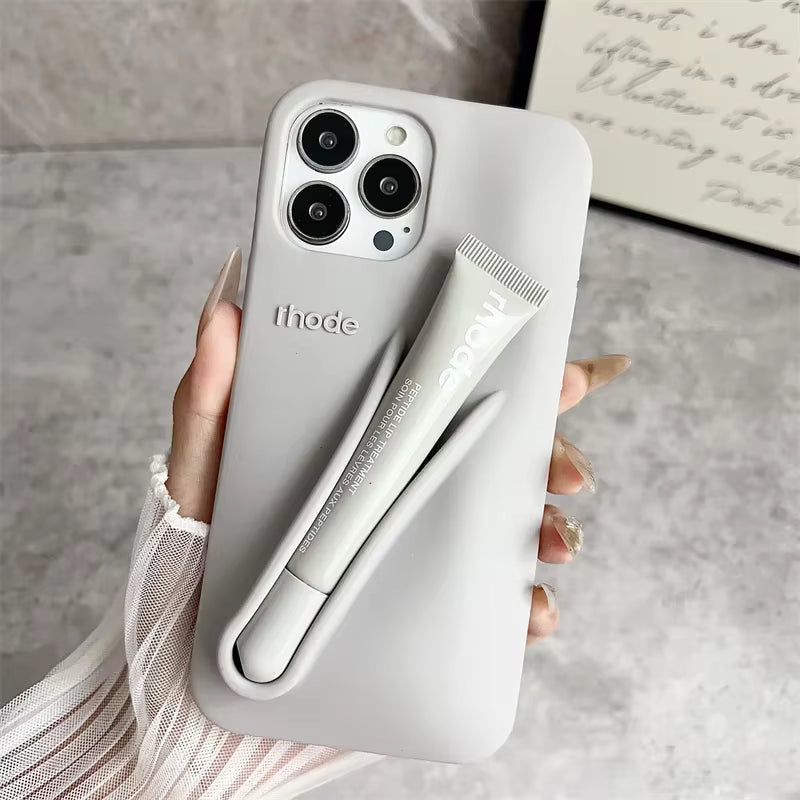 Case Rhode Summer Lip Limited Edition Grey (Pronta Entrega)
