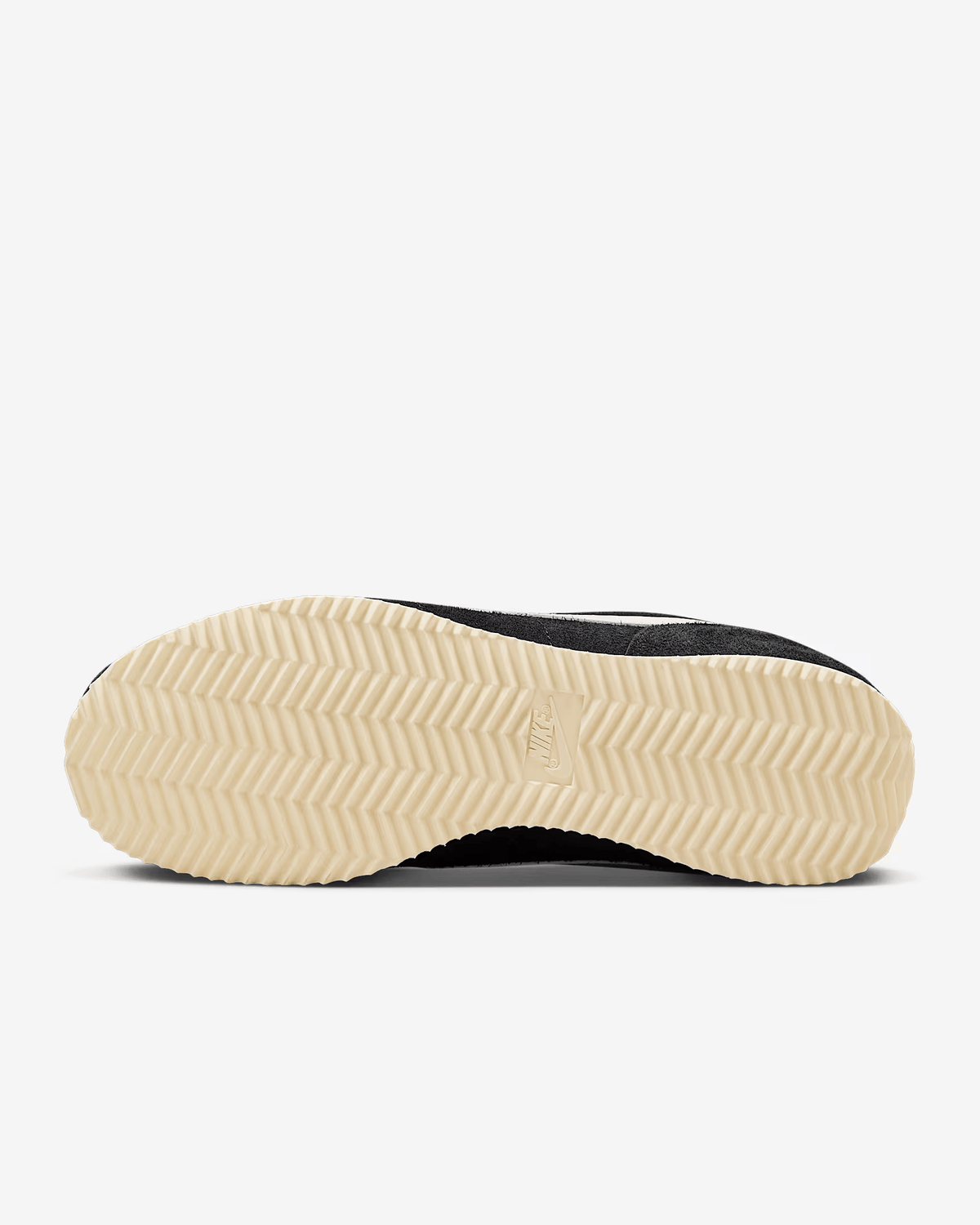 CORTEZ Preto com Vintage Suede Branco Clean