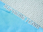 Moletom Supreme Football Zip Up Hooded Light Blue