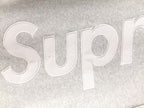 Calça Supreme Satin Appliqué Cinza