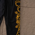Conjunto Corteiz Superior Royale Preto/Amarelo