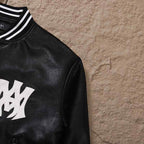 Jaqueta Amiri MA Hollywood bomber Leather Black