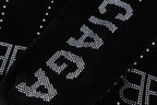 Jaqueta Balenciaga Silver Studs Preta