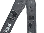Calça Jeans Gallery Dept. Skull Black
