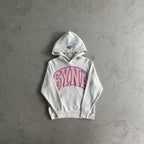 Conjunto Syna World College Logo Cinza/Rosa