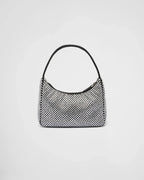 Bolsa em Cetim com Cristais Prada Re-Edition 2000