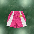 Shorts Corteiz Rosa Branco