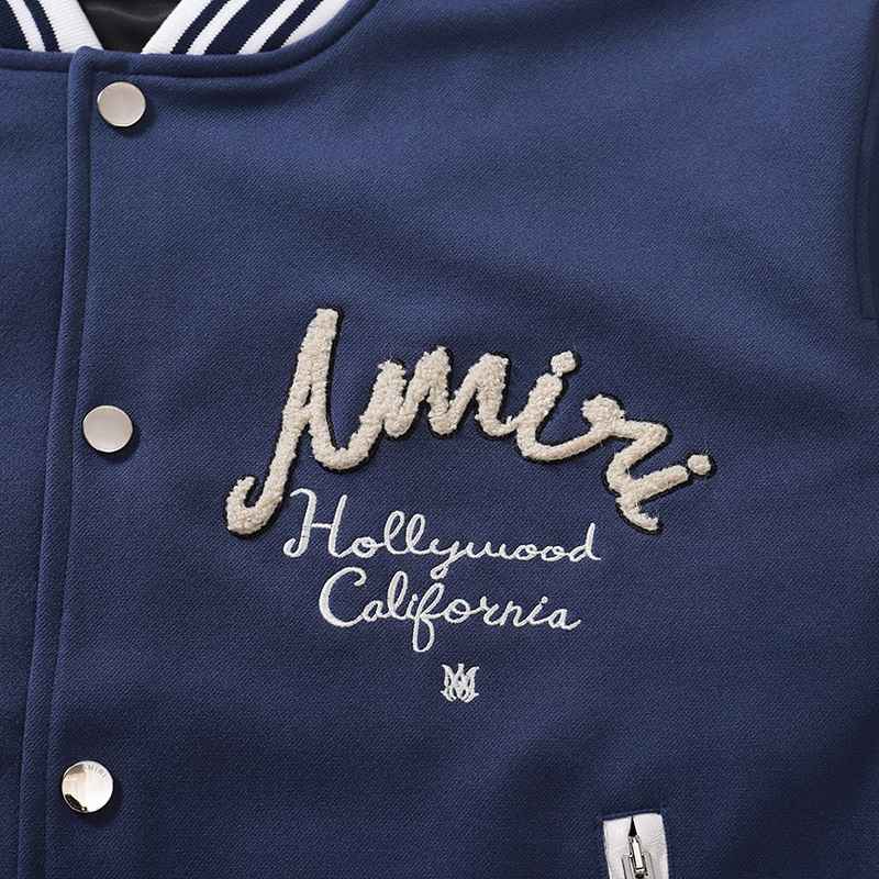 Jaqueta Amiri Hollywood bomber Dusty Blue