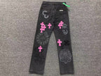 Calça Jeans Chrome Hearts Box Purple
