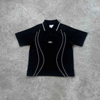 Conjunto Corteiz Island Pique Polo Preto