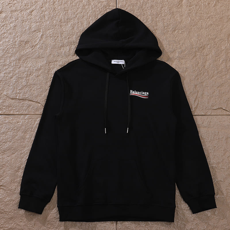 Moletom Balenciaga Political Campaign Fit Black