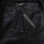 Jaqueta Amiri MA Hollywood bomber Leather Black