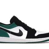 Jordan 1 Low White Black Mystic Green