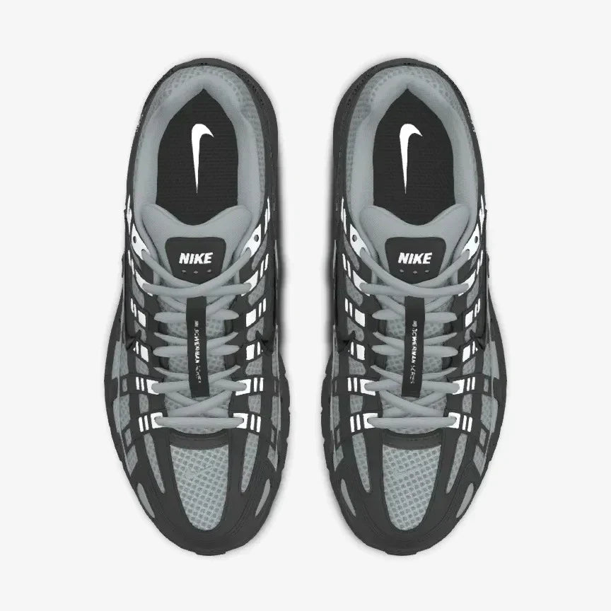 P-6000 Unisex - Cinza com–Preto Black